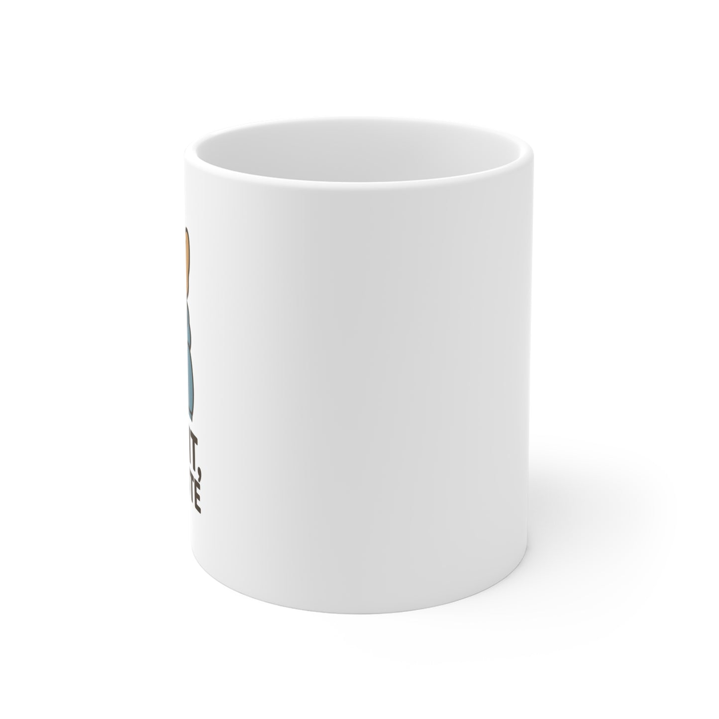 Over It, But Cute Mug