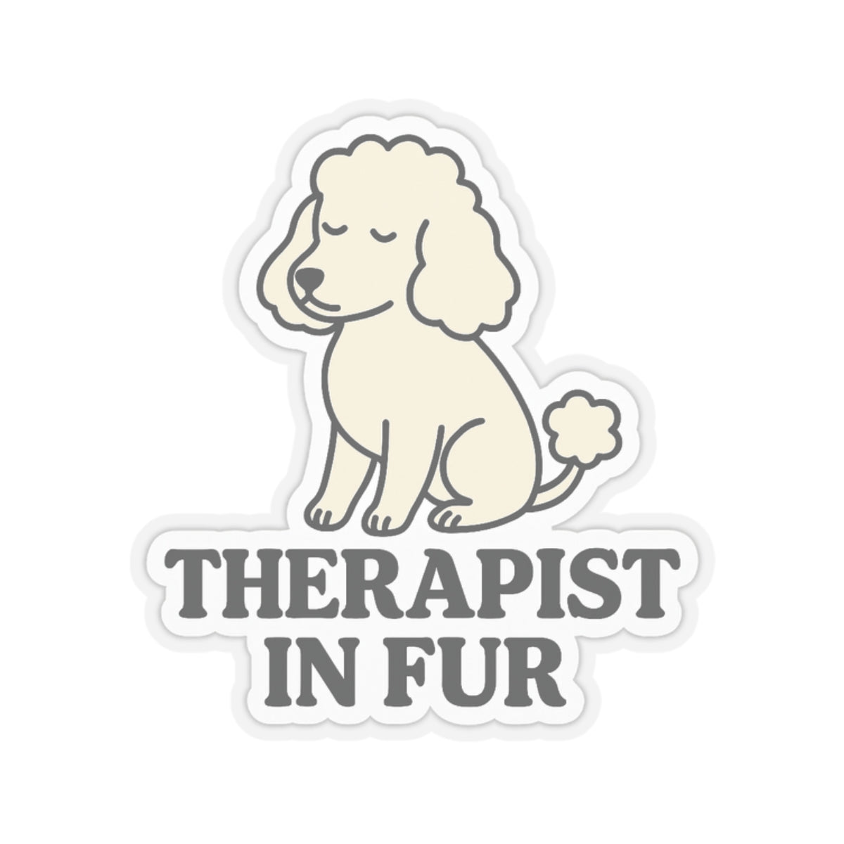 Therapist In Fur Sticker