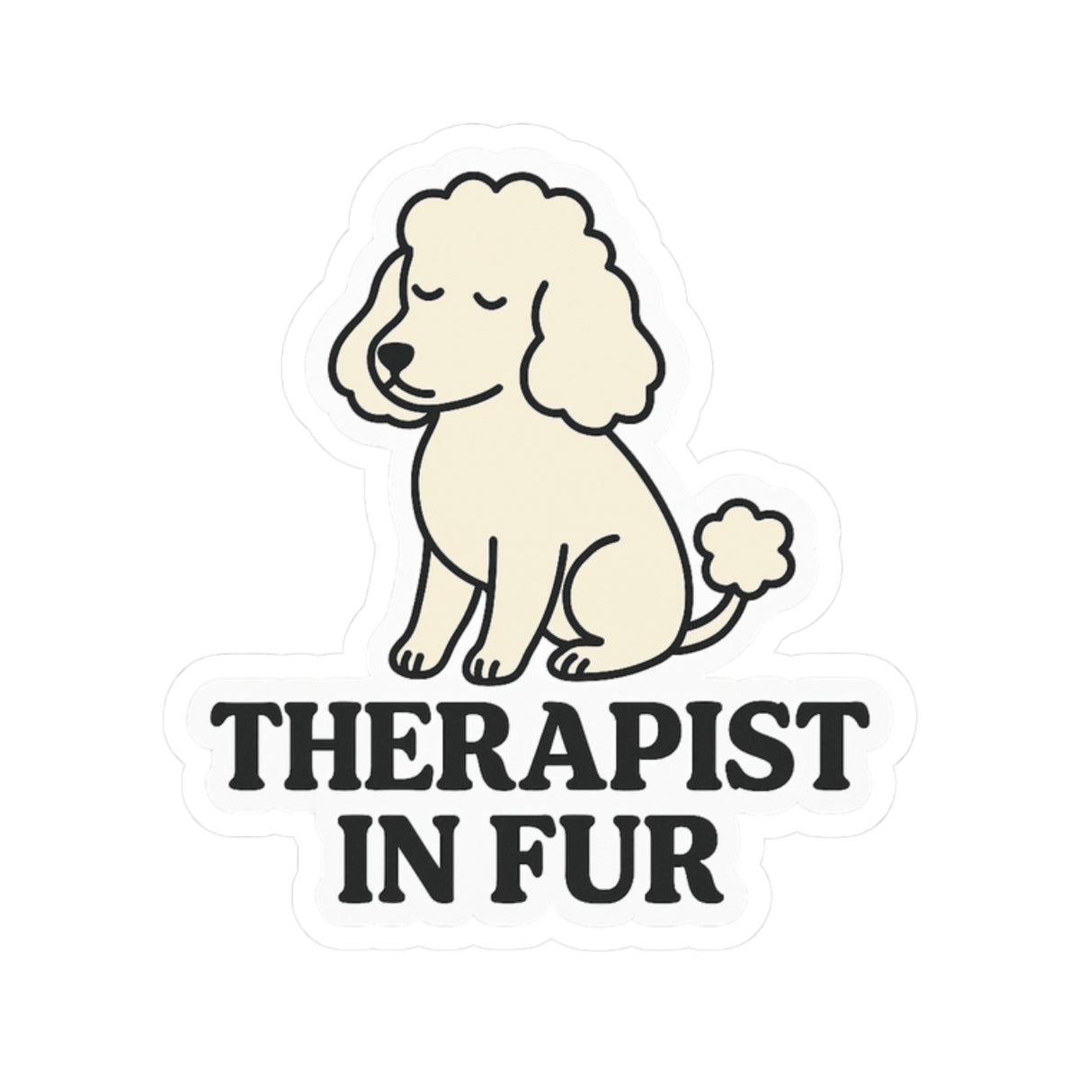 Therapist In Fur Sticker