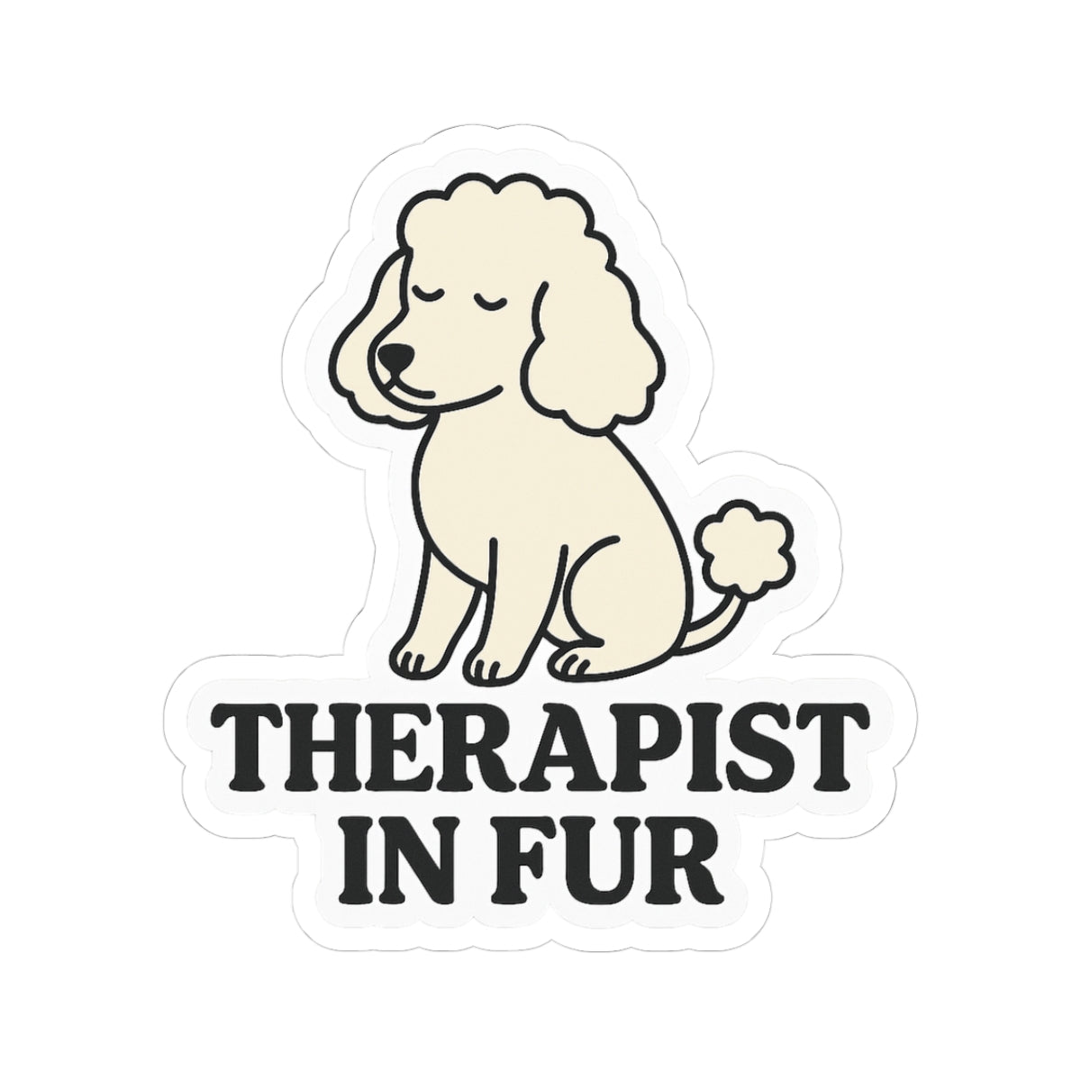 Therapist In Fur Sticker