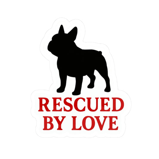 Rescued By Love Sticker