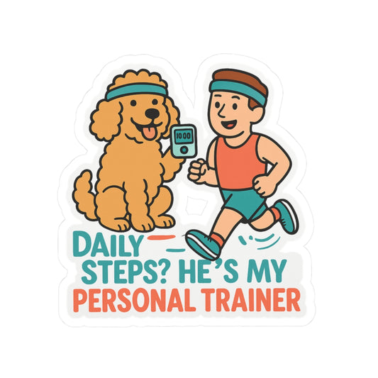 He's My Personal Trainer Sticker