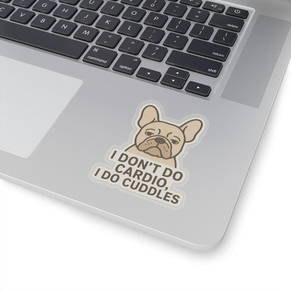 I Don't Do Cardio Sticker