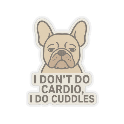 I Don't Do Cardio Sticker